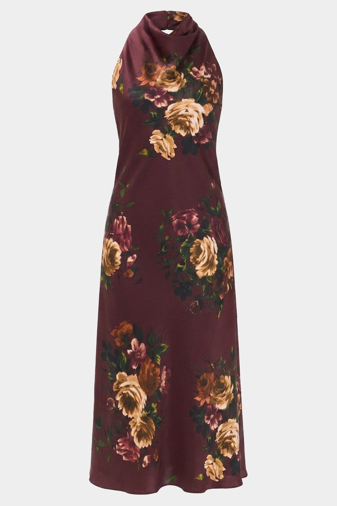 Fara Dress - Ariana Flora Merlot