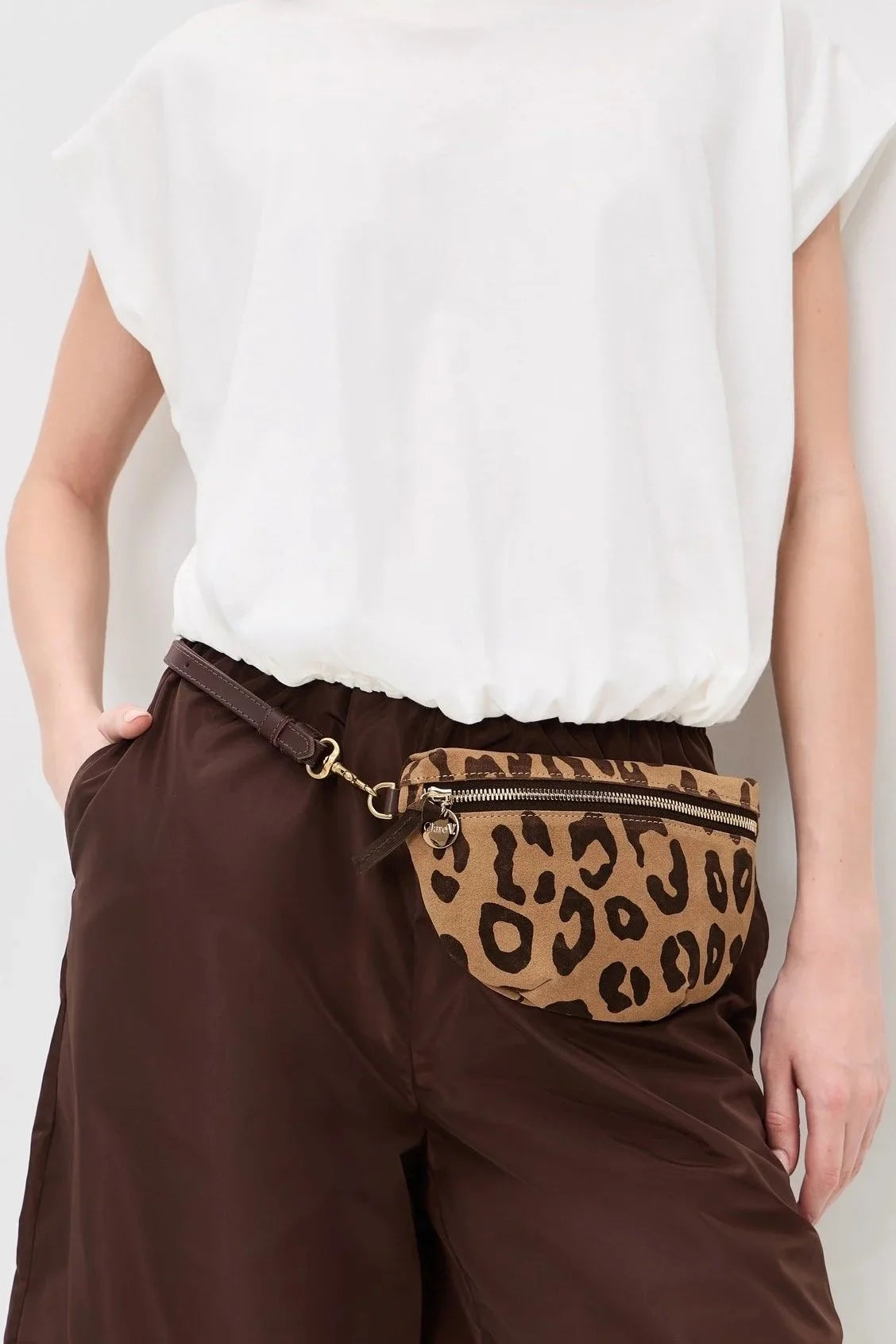 Petite Fanny Pablo Cat Suede - Lark/Brown