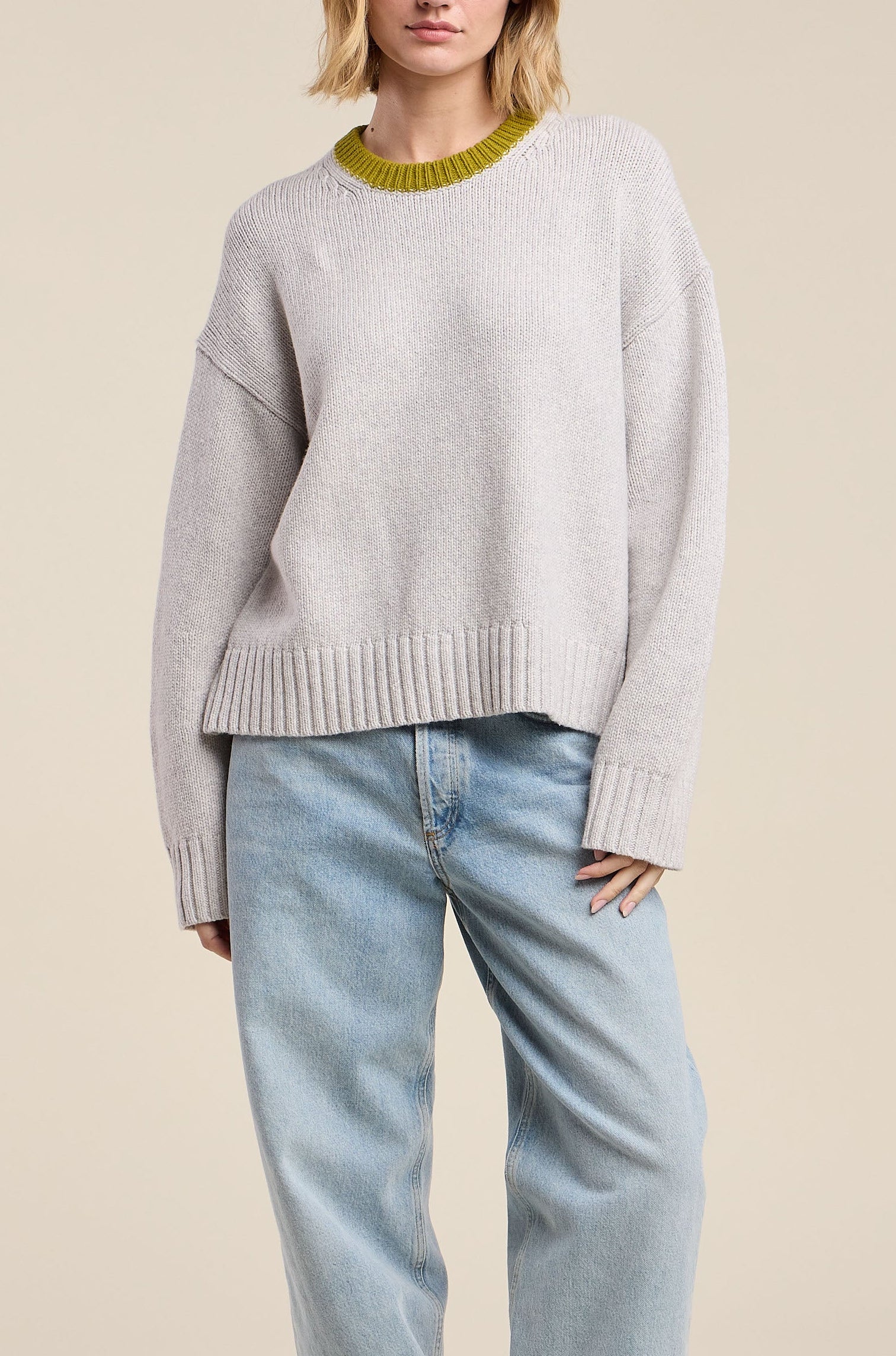 Calen Sweater - Light Heather
