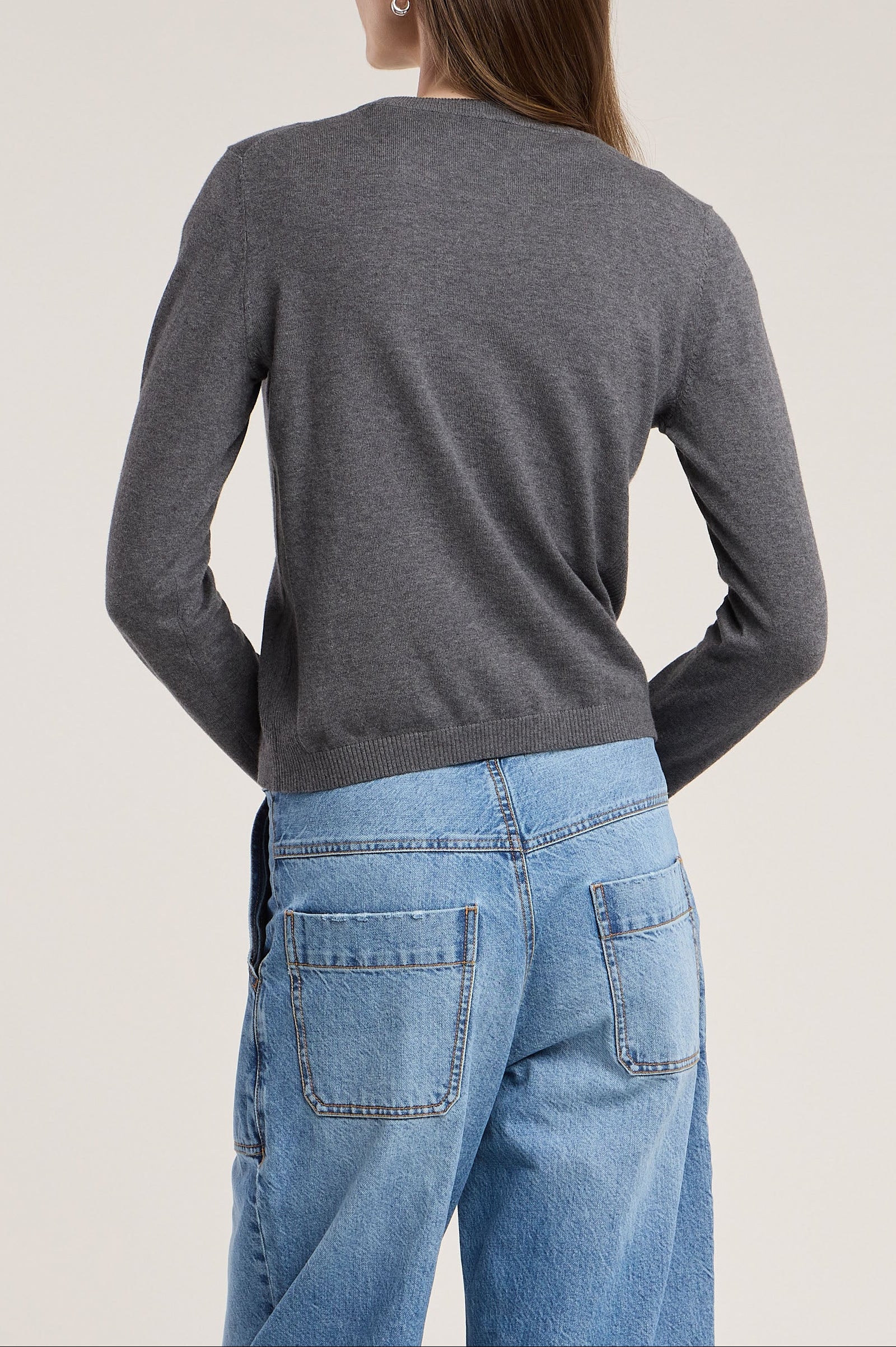 Roxy Sweater - Medium Heather Grey