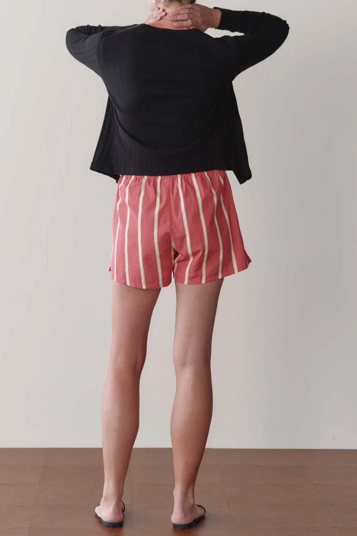 The Pop Stripe Boxer - Raspberry