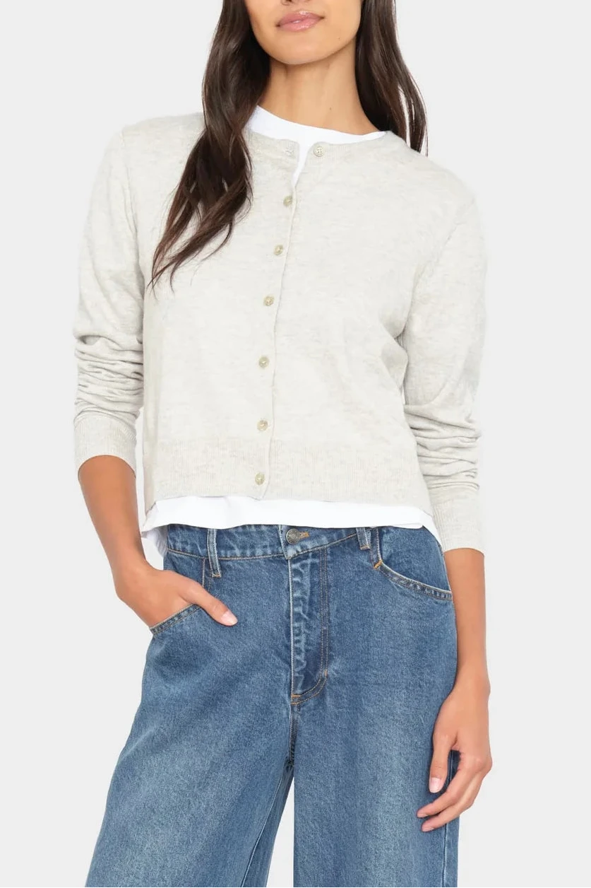 Calder Cardigan - Silver Smoke