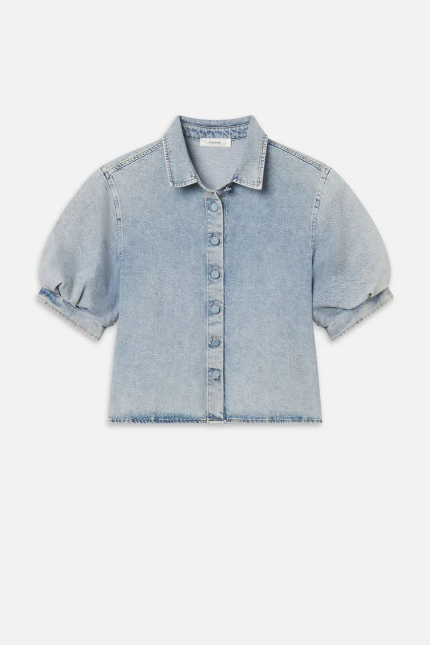The Billow Sleeve Shirt - Puffin