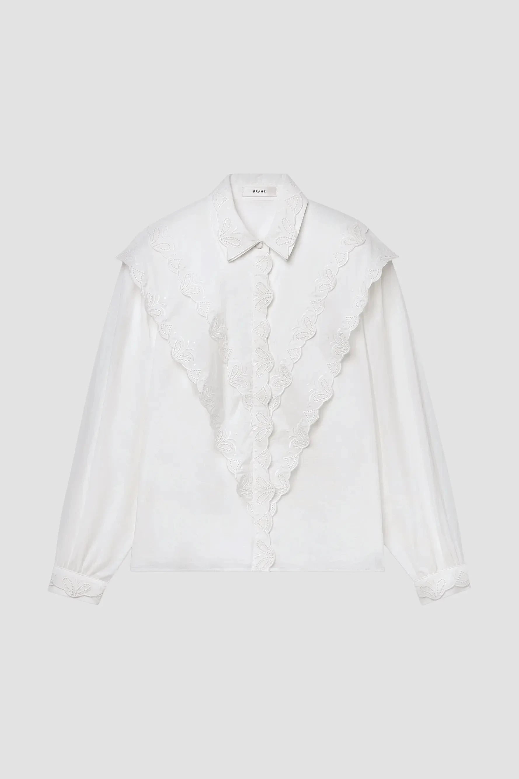 The Poplin Equestrian Shirt - White