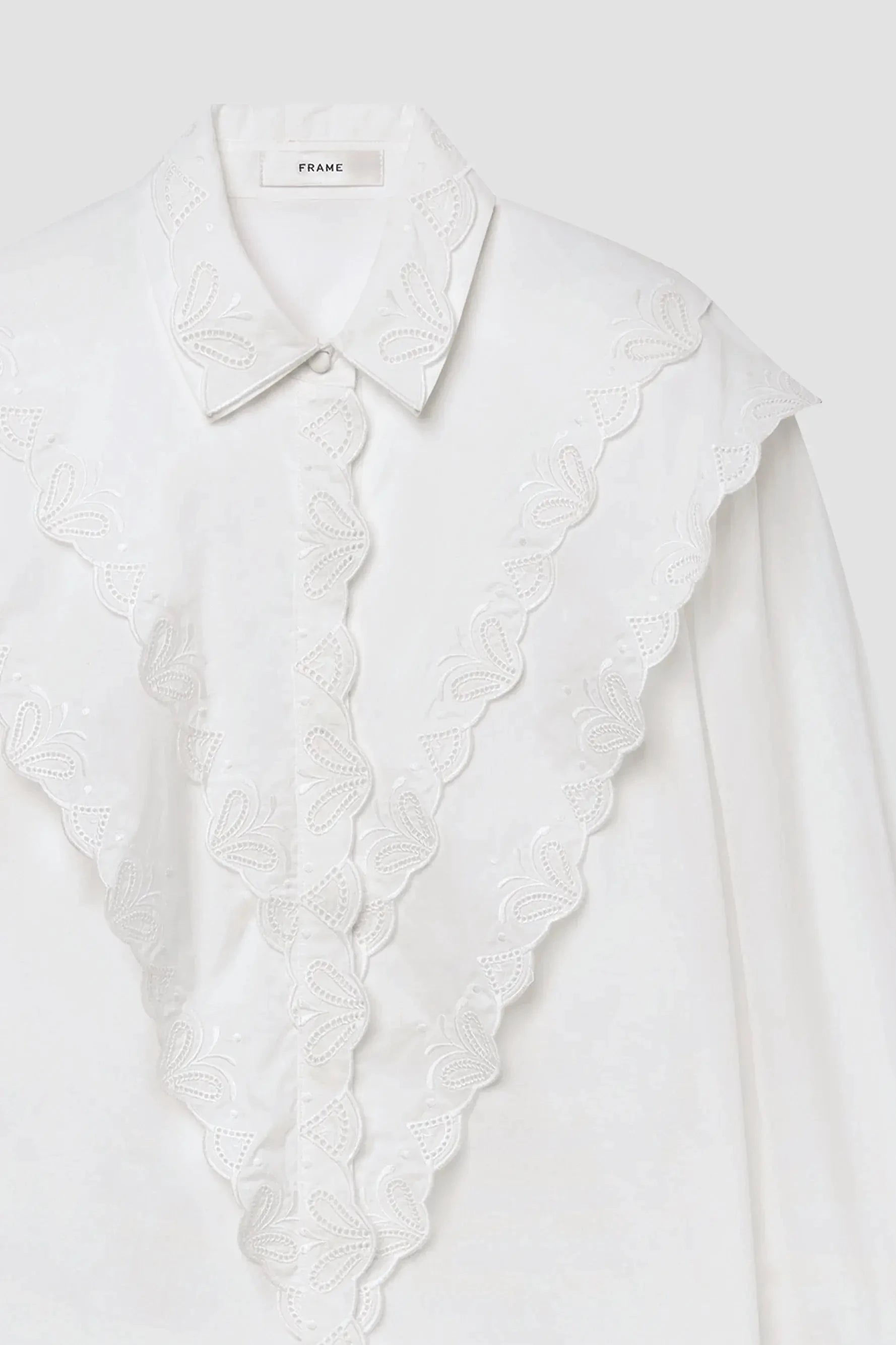 The Poplin Equestrian Shirt - White