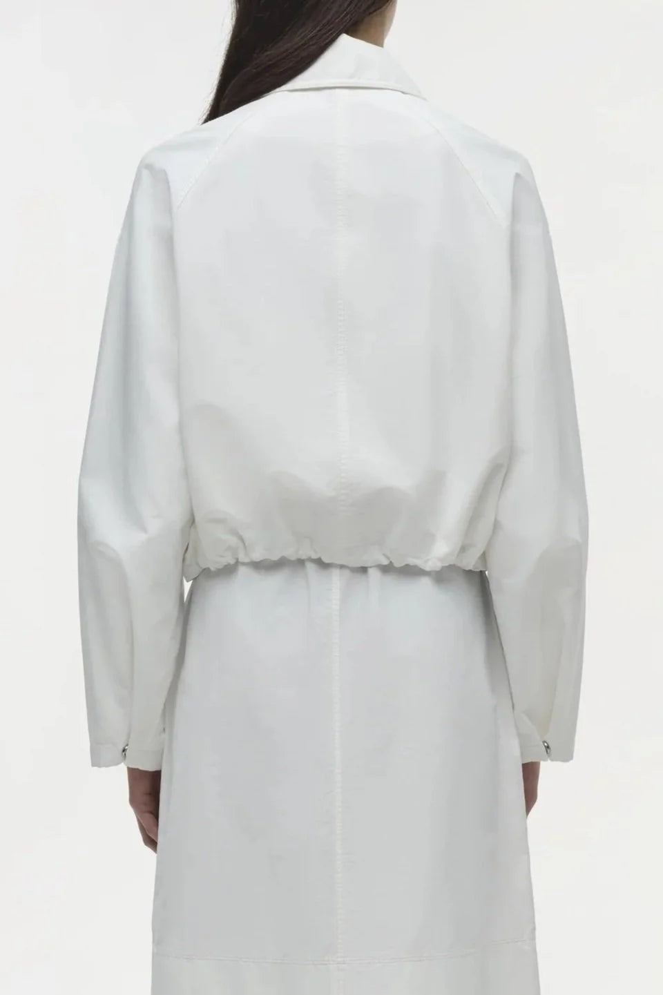 Everli Cropped Jacket - White