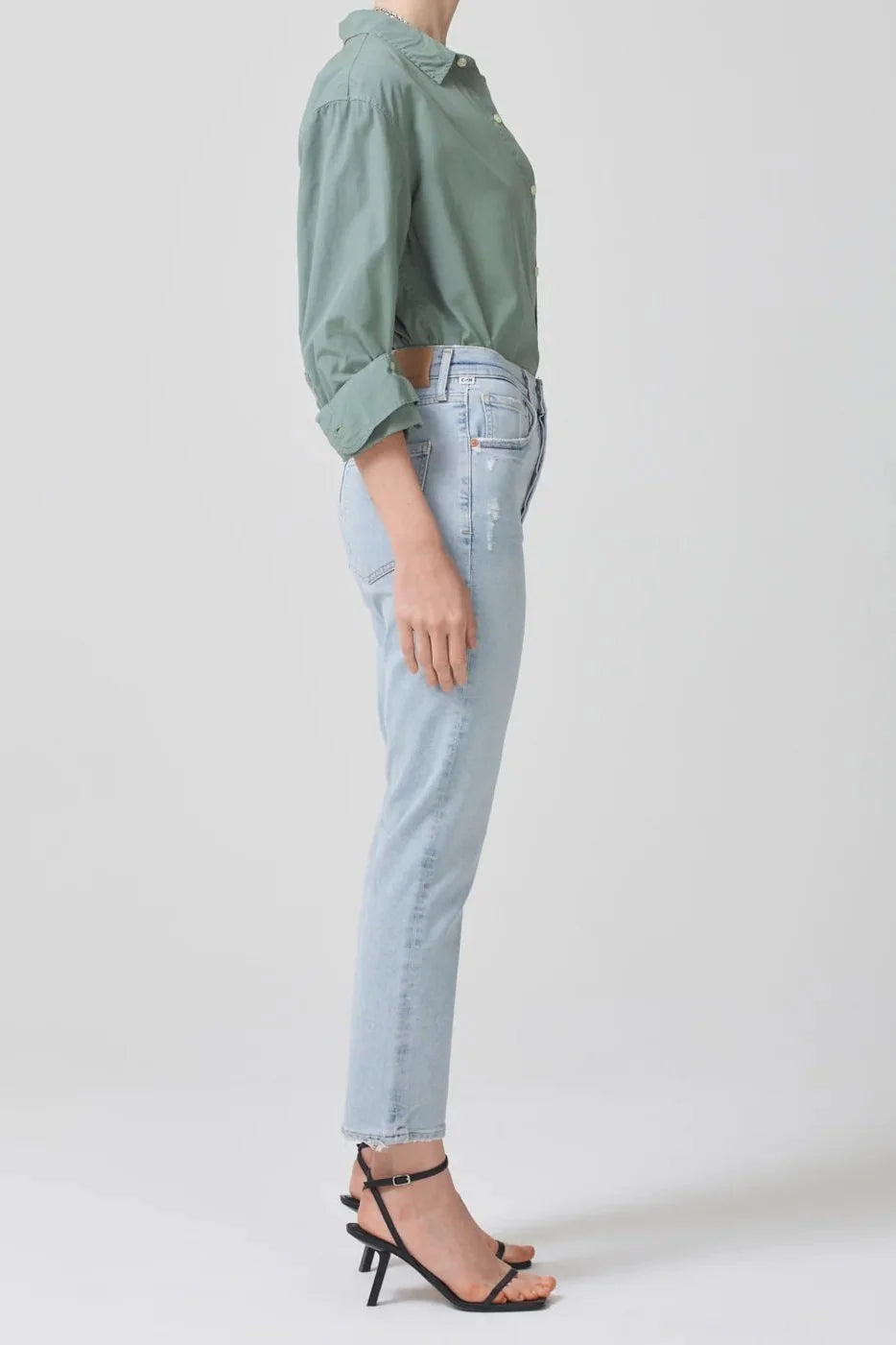 Jolene High Rise Vintage Slim - Lush