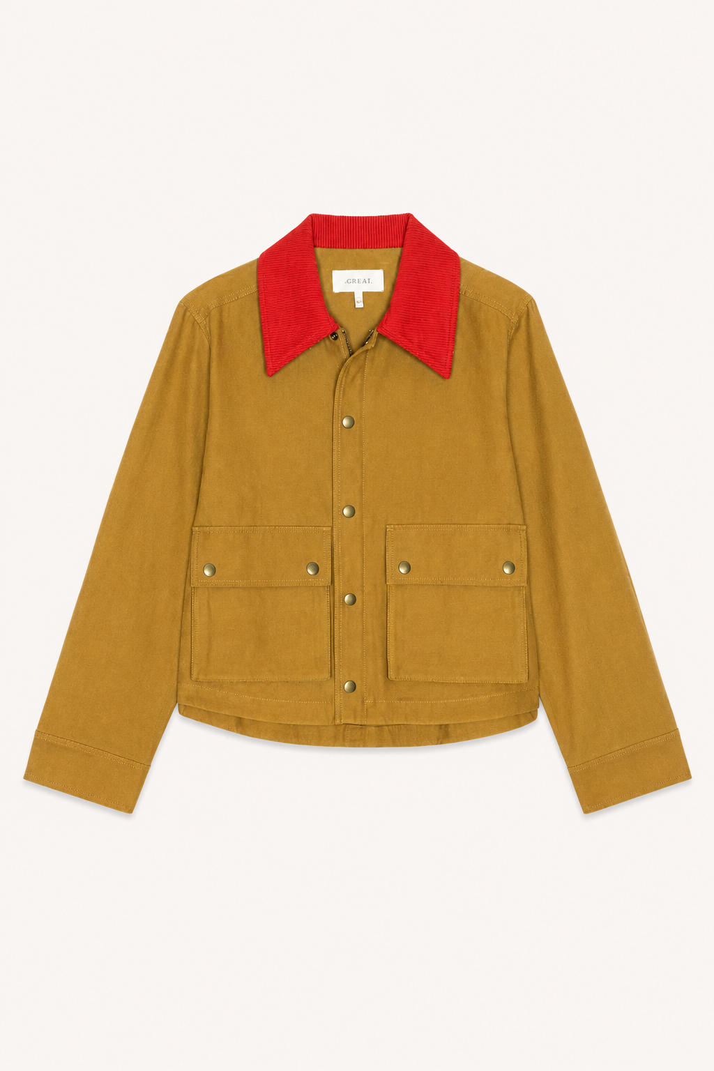 The Swingy Jacket - Rust/Bright Red