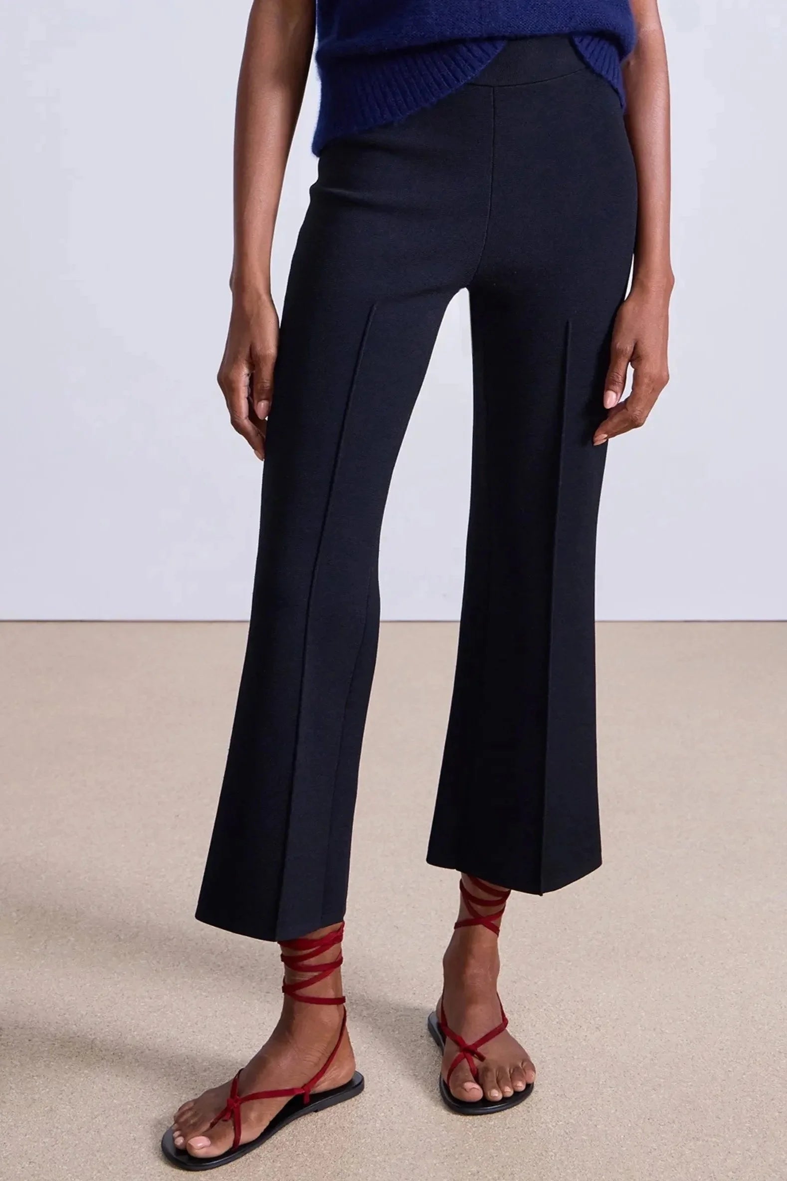 Rene Pull on Pant - Black