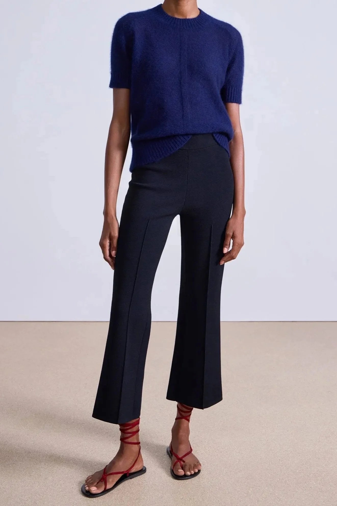Rene Pull on Pant - Black