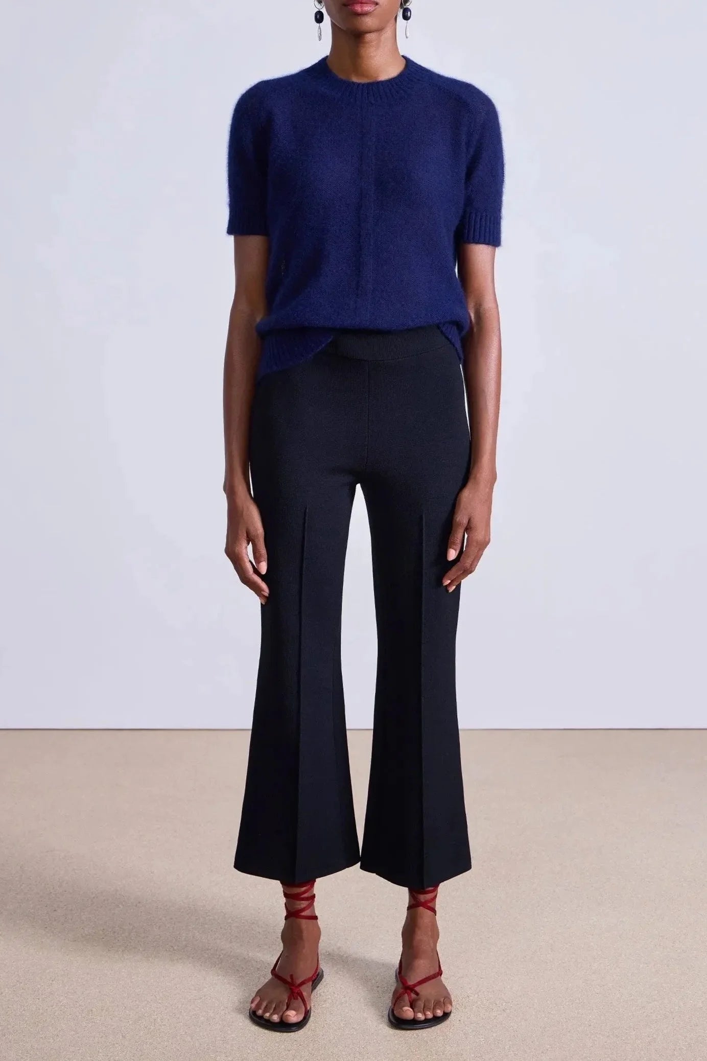 Rene Pull on Pant - Black
