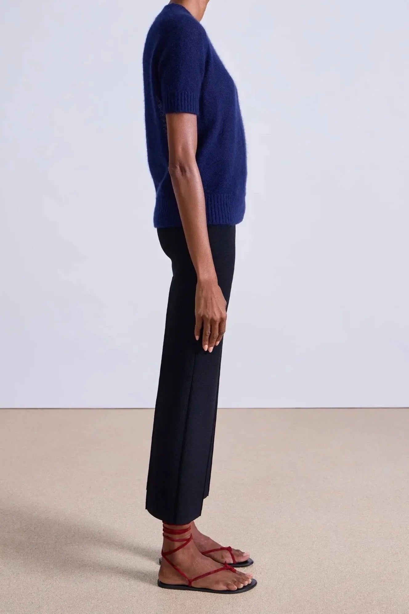 Rene Pull on Pant - Black