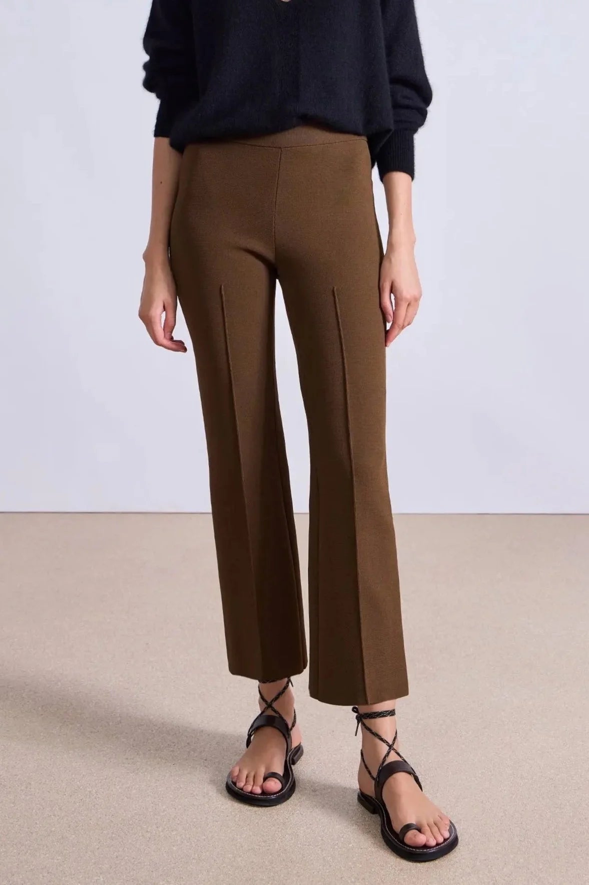 Petite Rene Pull on Pant - Desert Palm