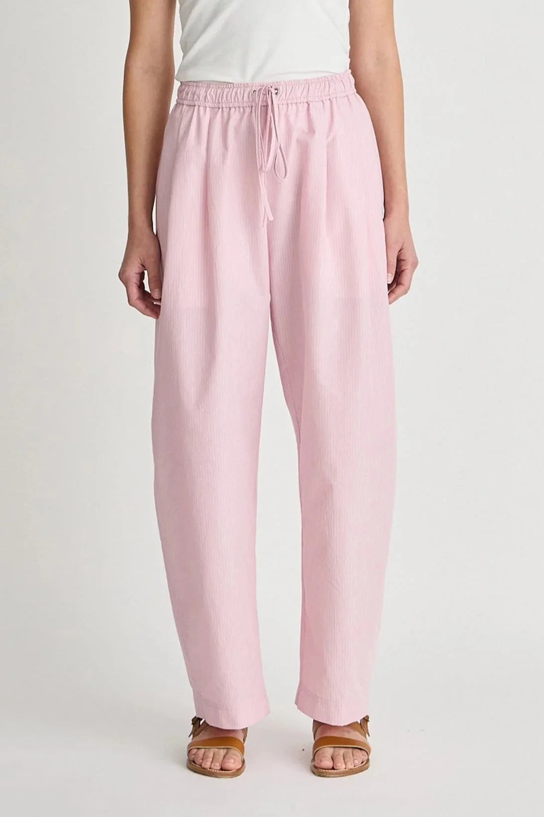 Everyday Pull On-Pant - Pink Taffy Stripe