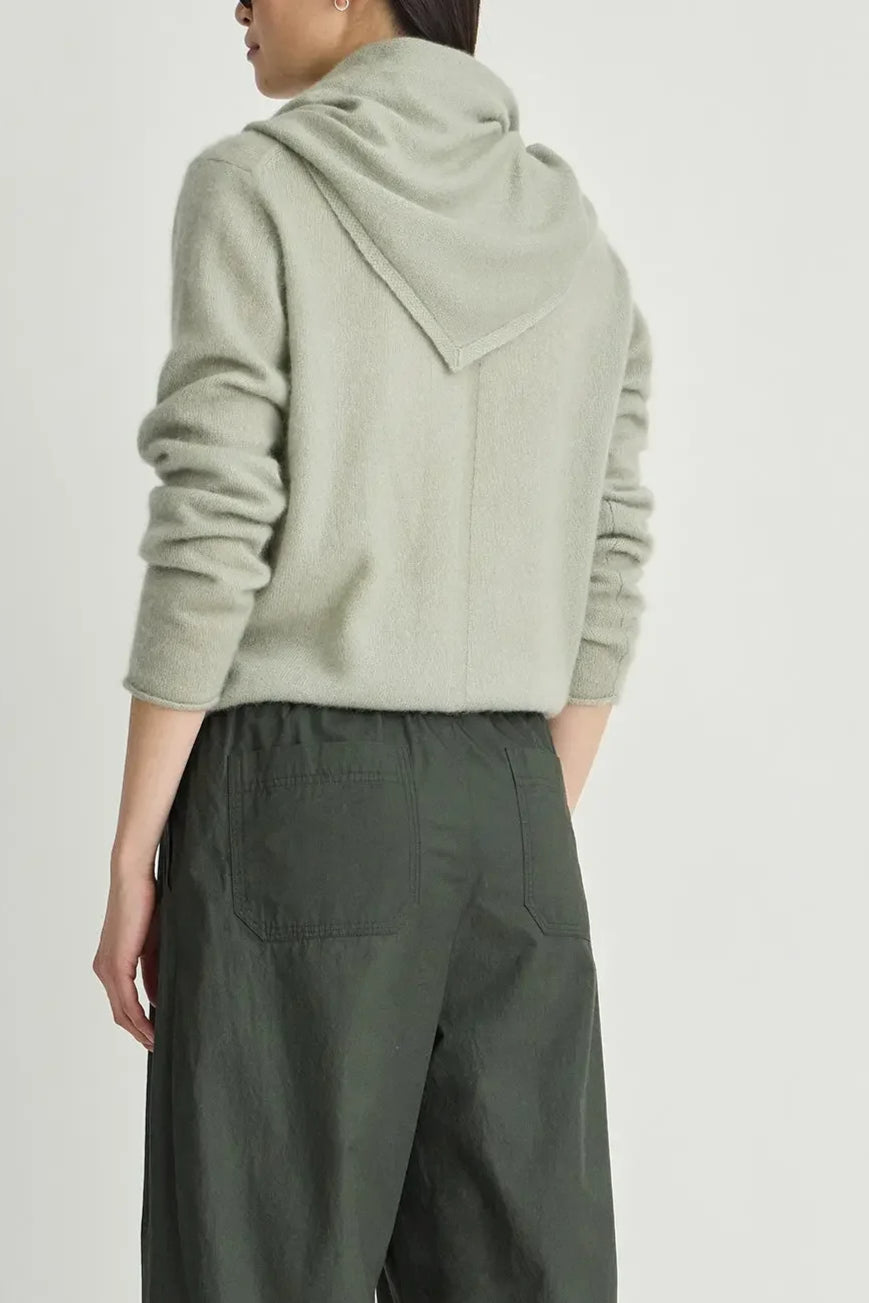 Softest Tissue Scarf Tie Top - Seafoam