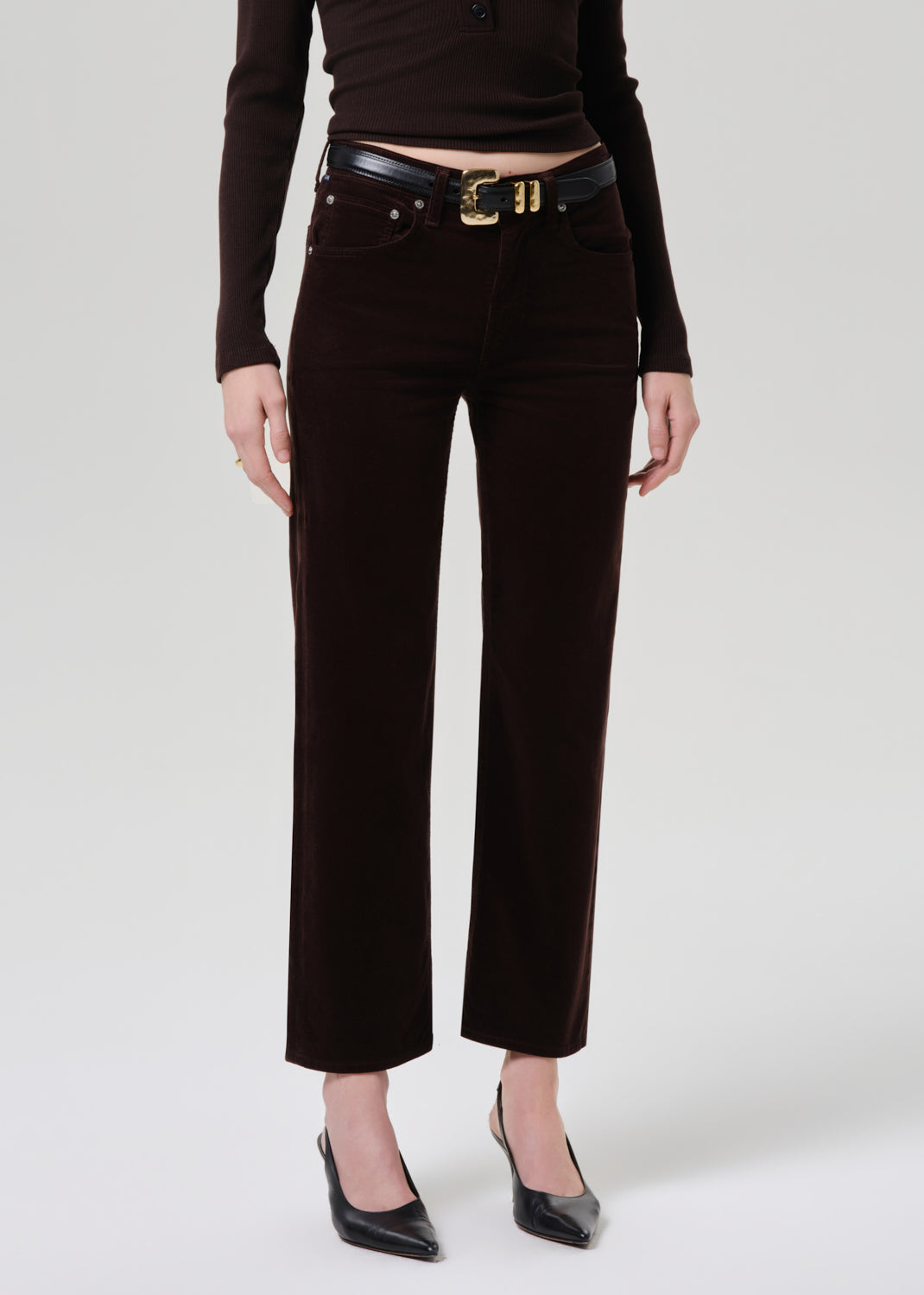 Palma Straight in Corduroy - Barrister
