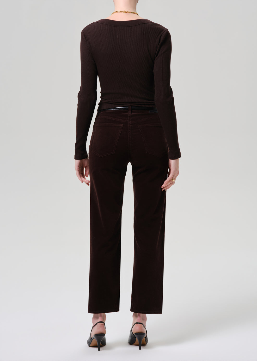 Palma Straight in Corduroy - Barrister