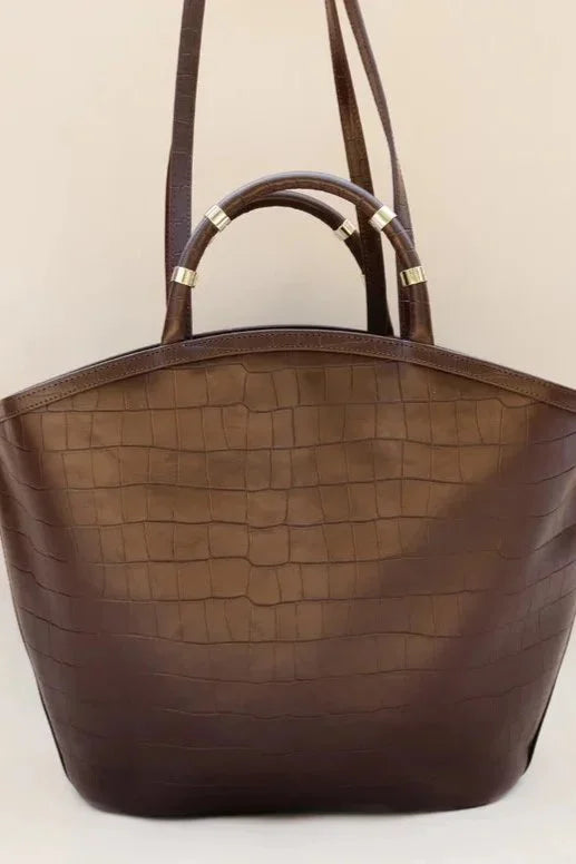 J. Lowery Tote - Espresso Croc