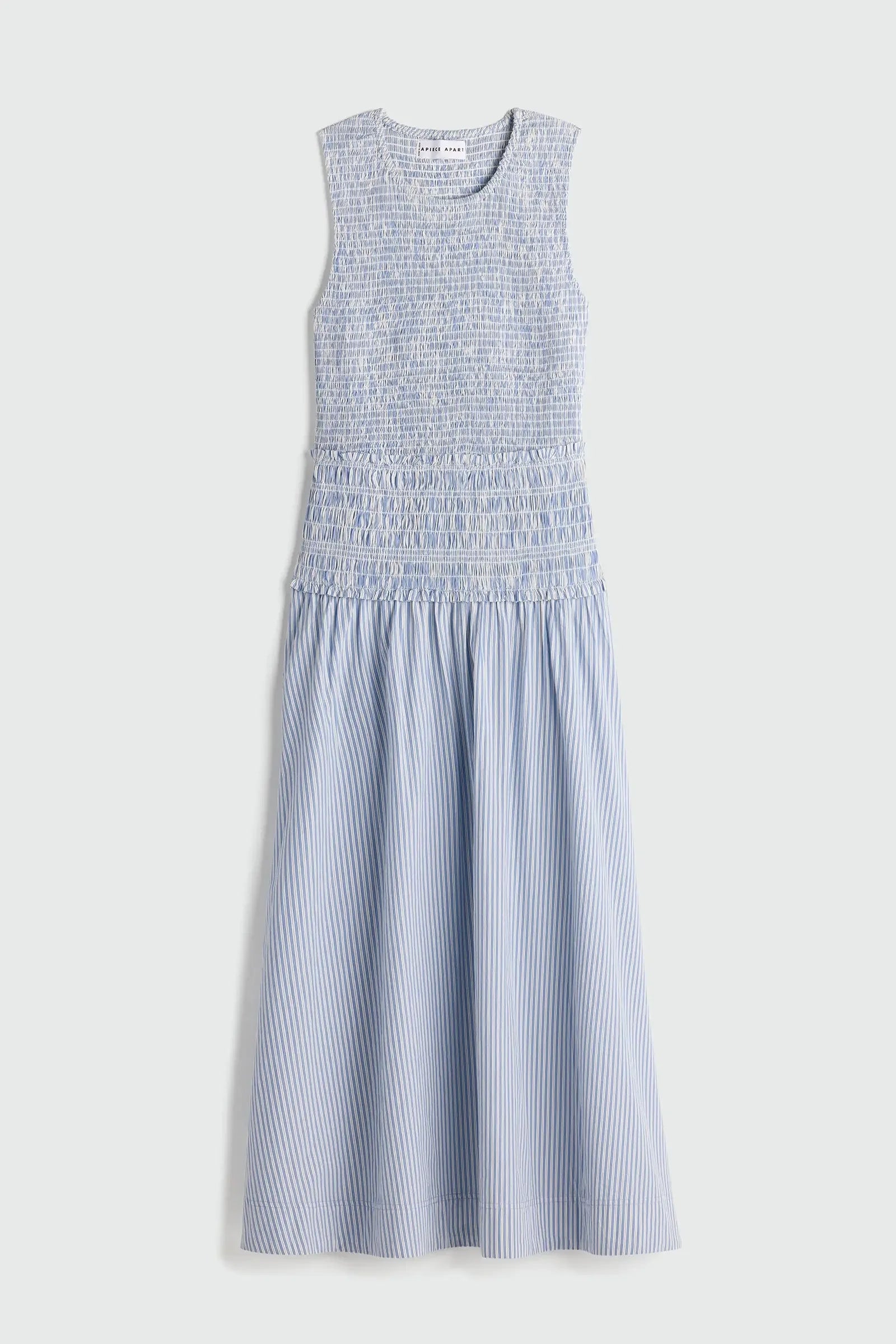 Siempre Tank Maxi - Blue and White Stripes