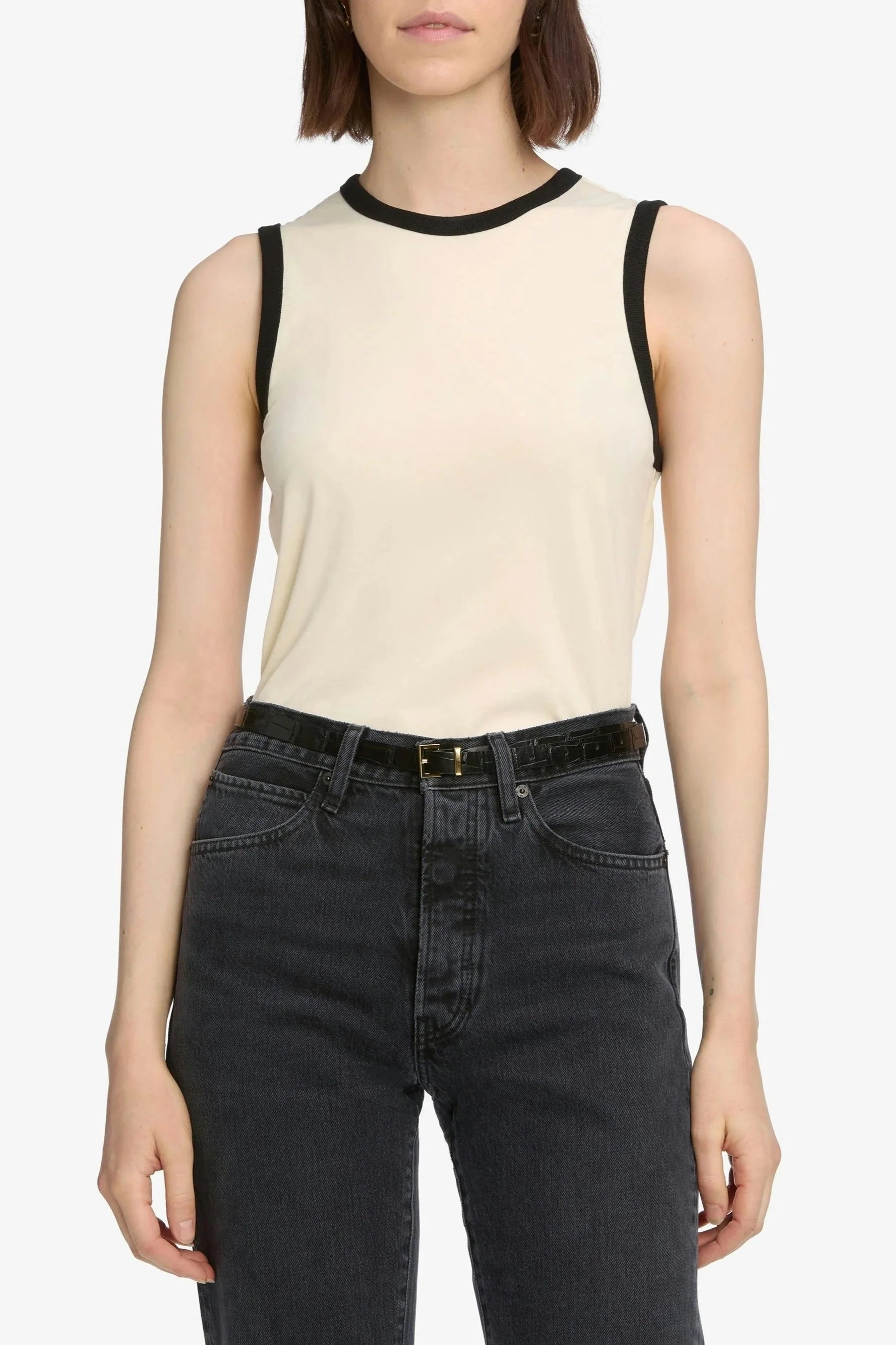 The Ringer Tank - Cream