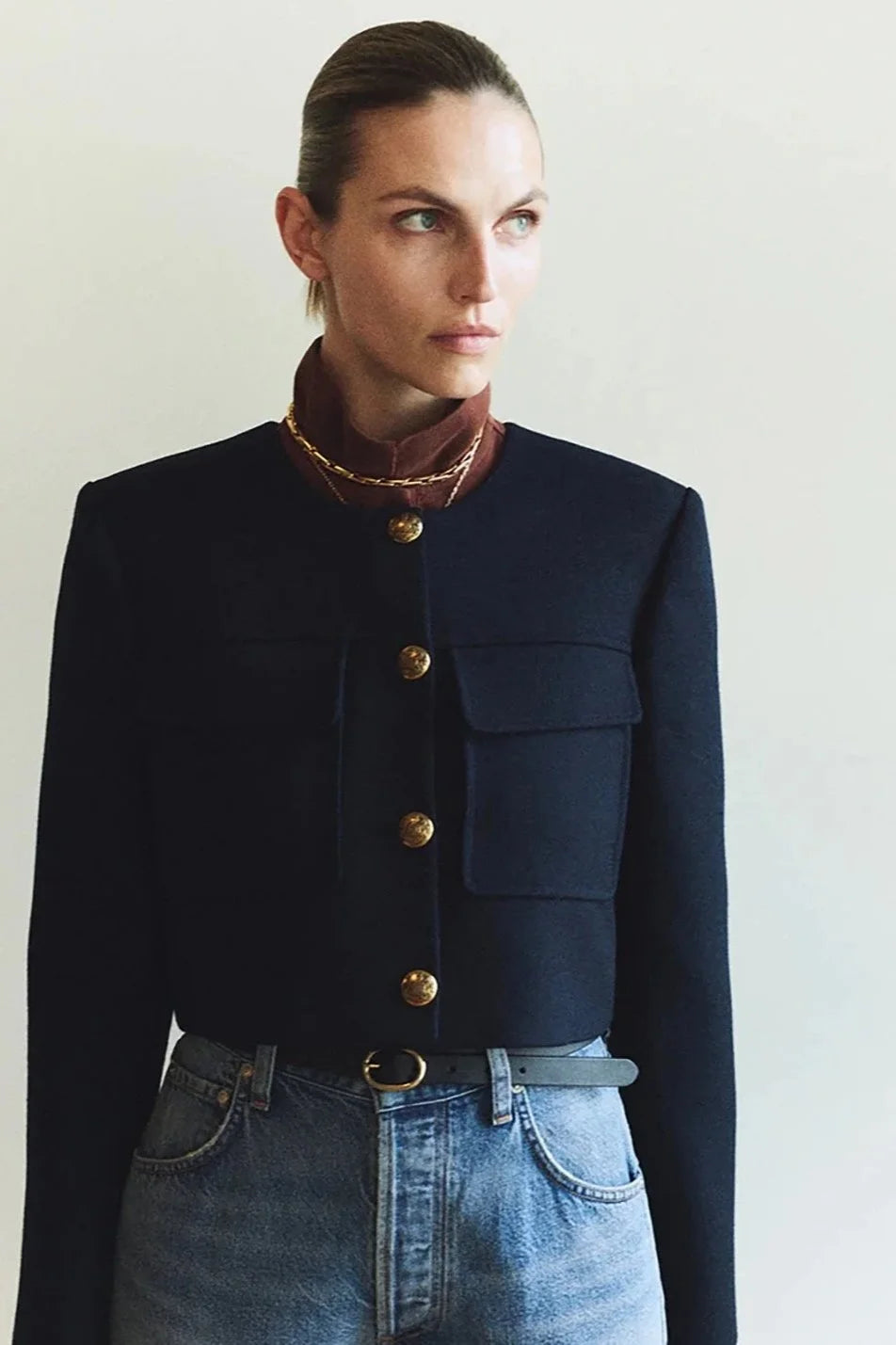 Sophia Jacket - Navy