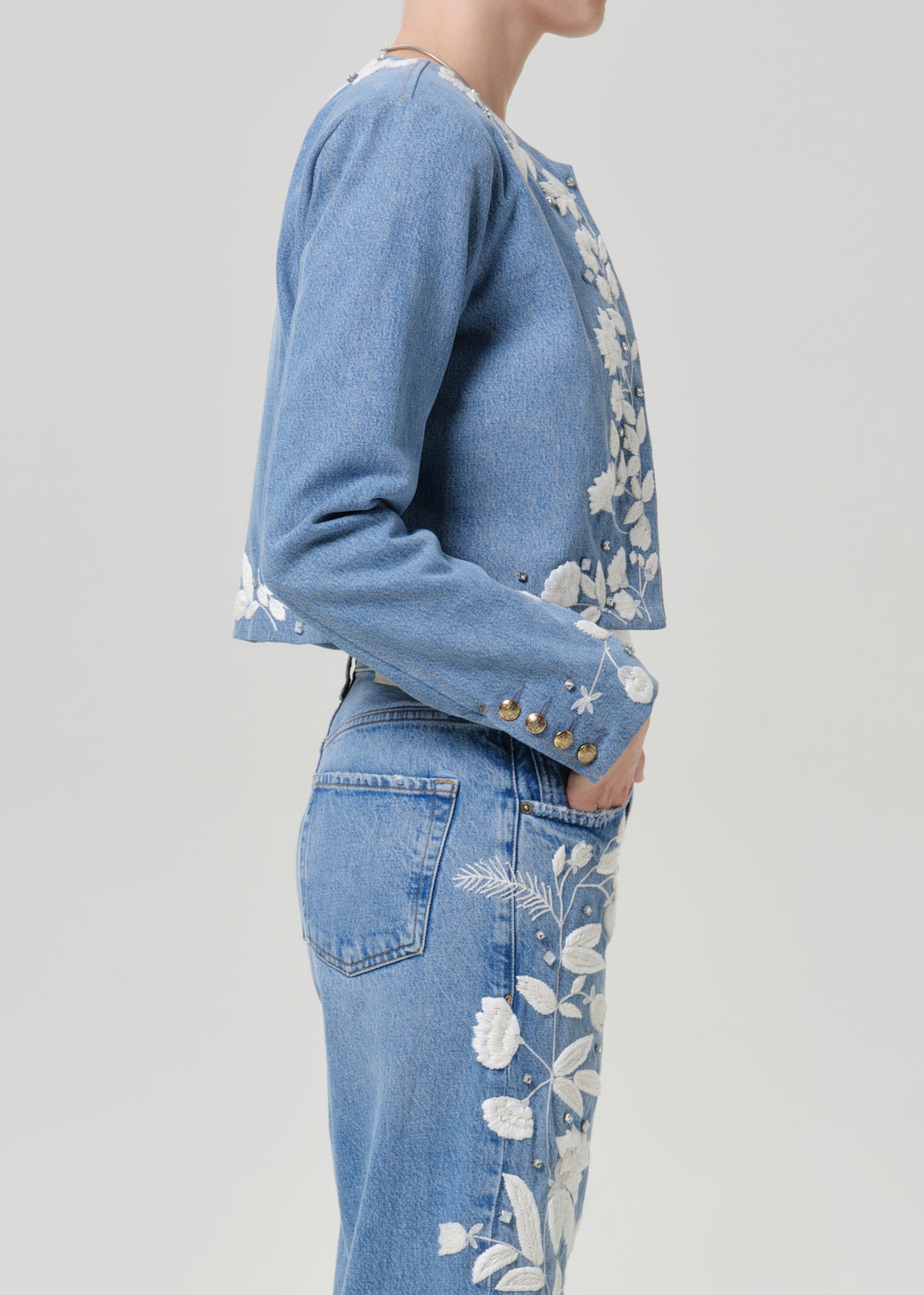 Flora Jacket in Cupid - side