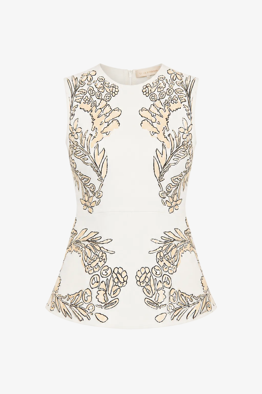 Nadira Jacquard Top - Chamomile
