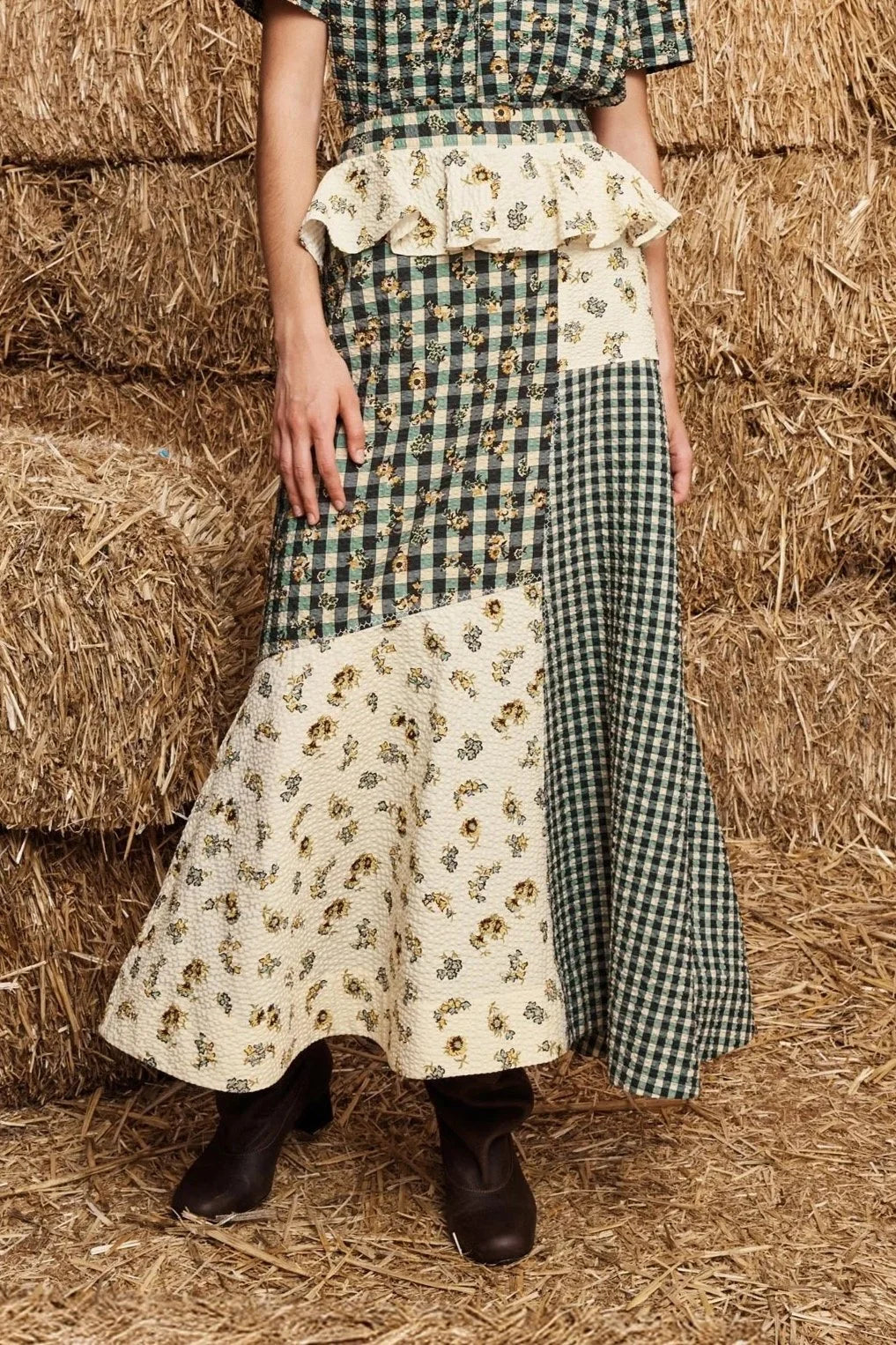 Outrider Seersucker Skirt - Multi