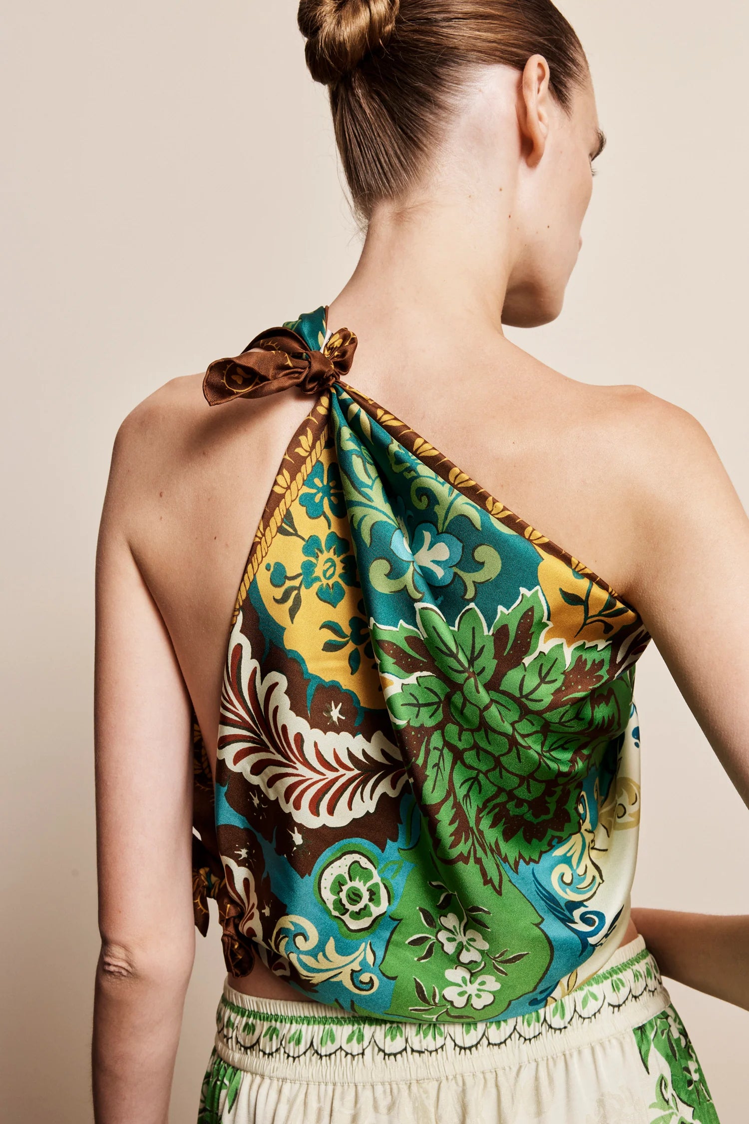 Florence Silk Scarf Multi