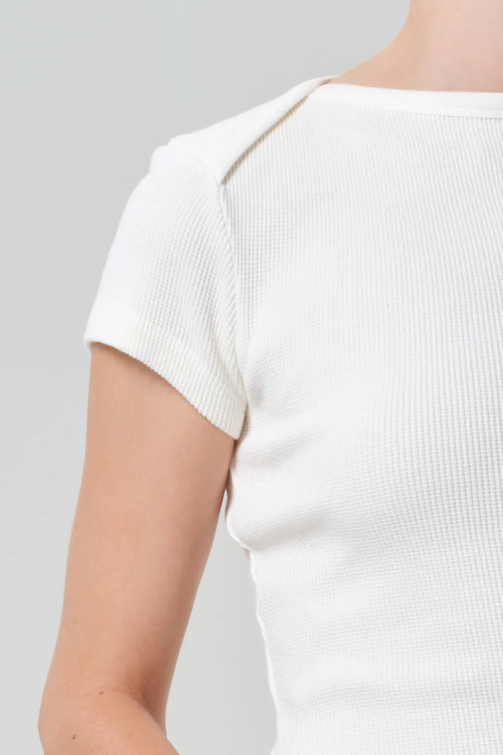 Baby Waffle Tee - Pashmina