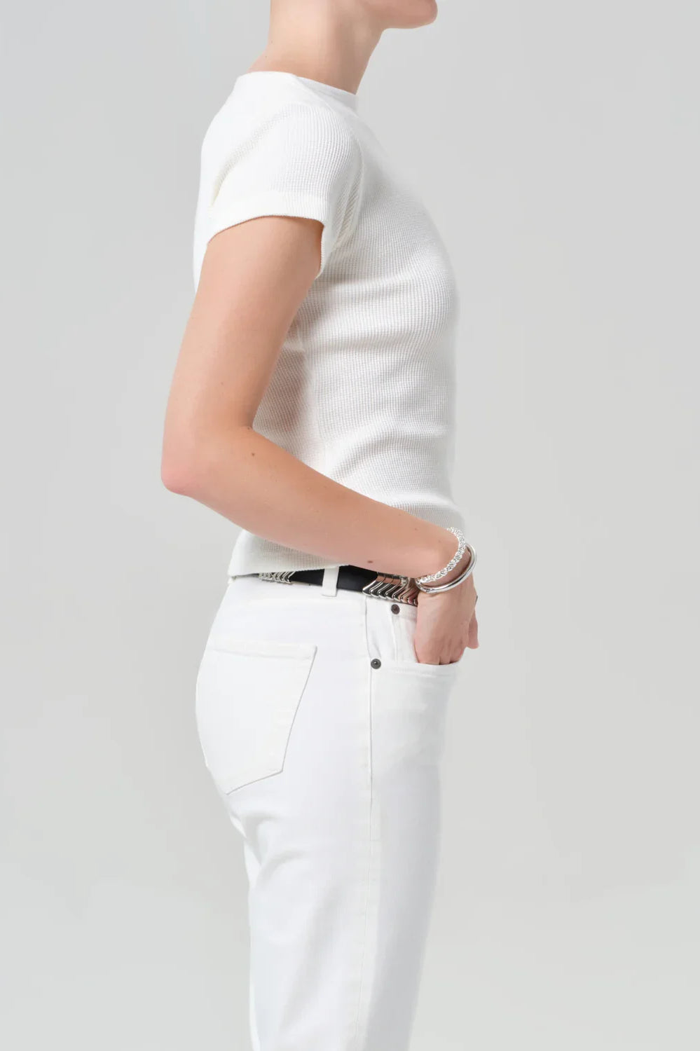 Baby Waffle Tee - Pashmina
