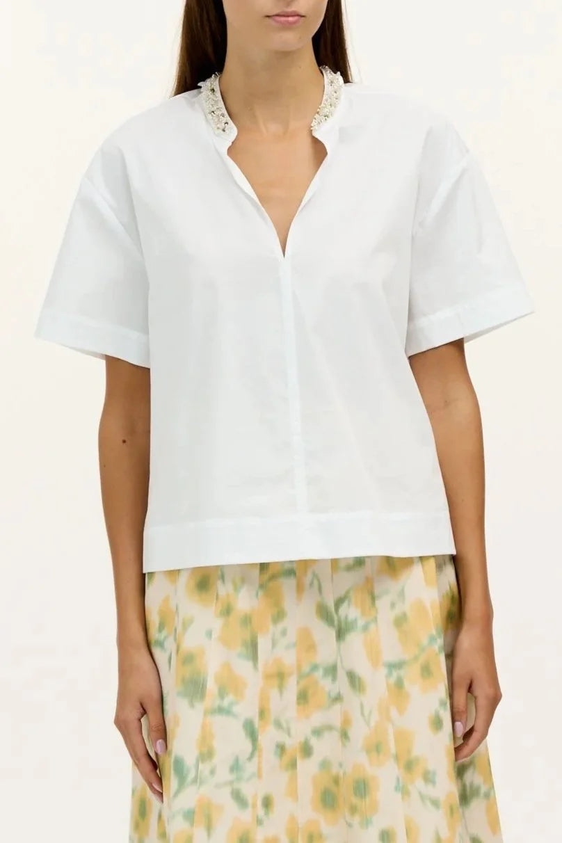 Aubrey Top - Optic White