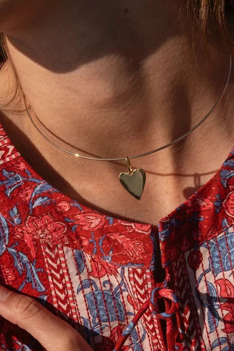 Monet Choker Necklace Gold