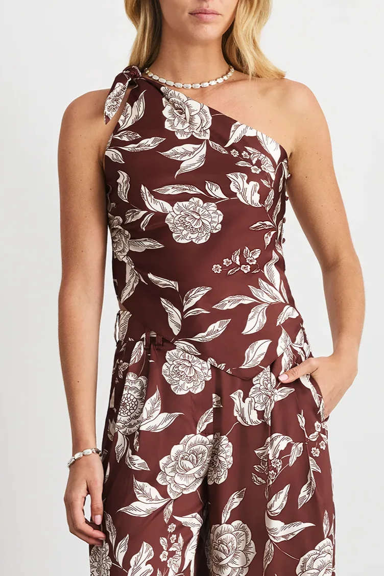 Brigid Top - Redwood Multi