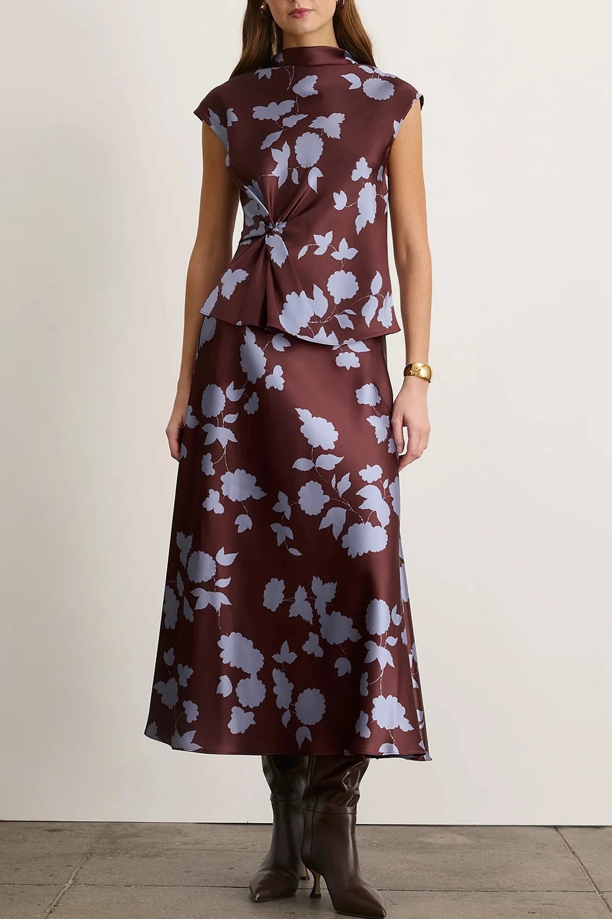 Beth Skirt - Deep Redwood