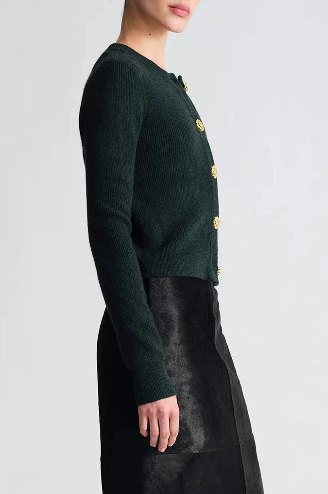 Ellery Cardigan - Pine Heather