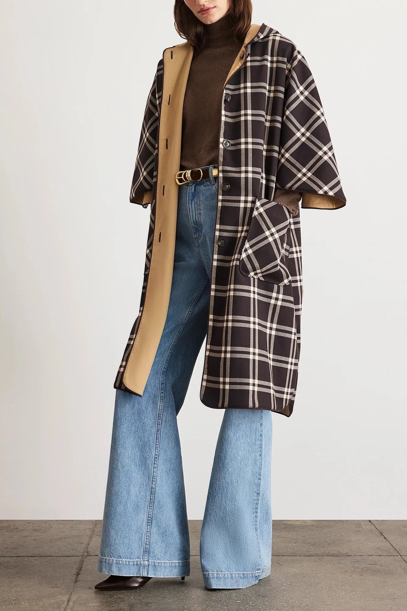 Carlisle Reversible Coat - Dark Fig