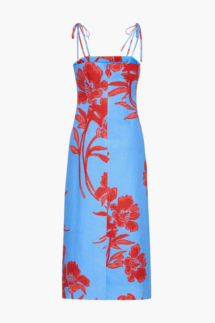 Chelsea Dress - Flora Shadow Sky