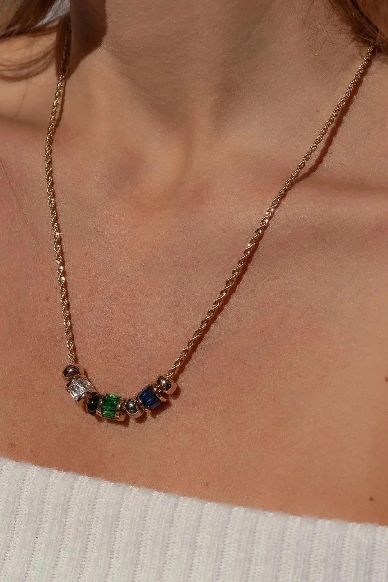 Dali Green Necklace