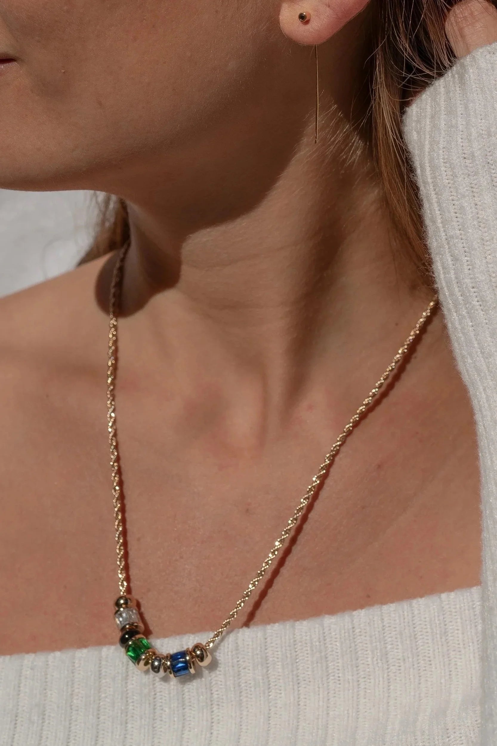 Dali Green Necklace