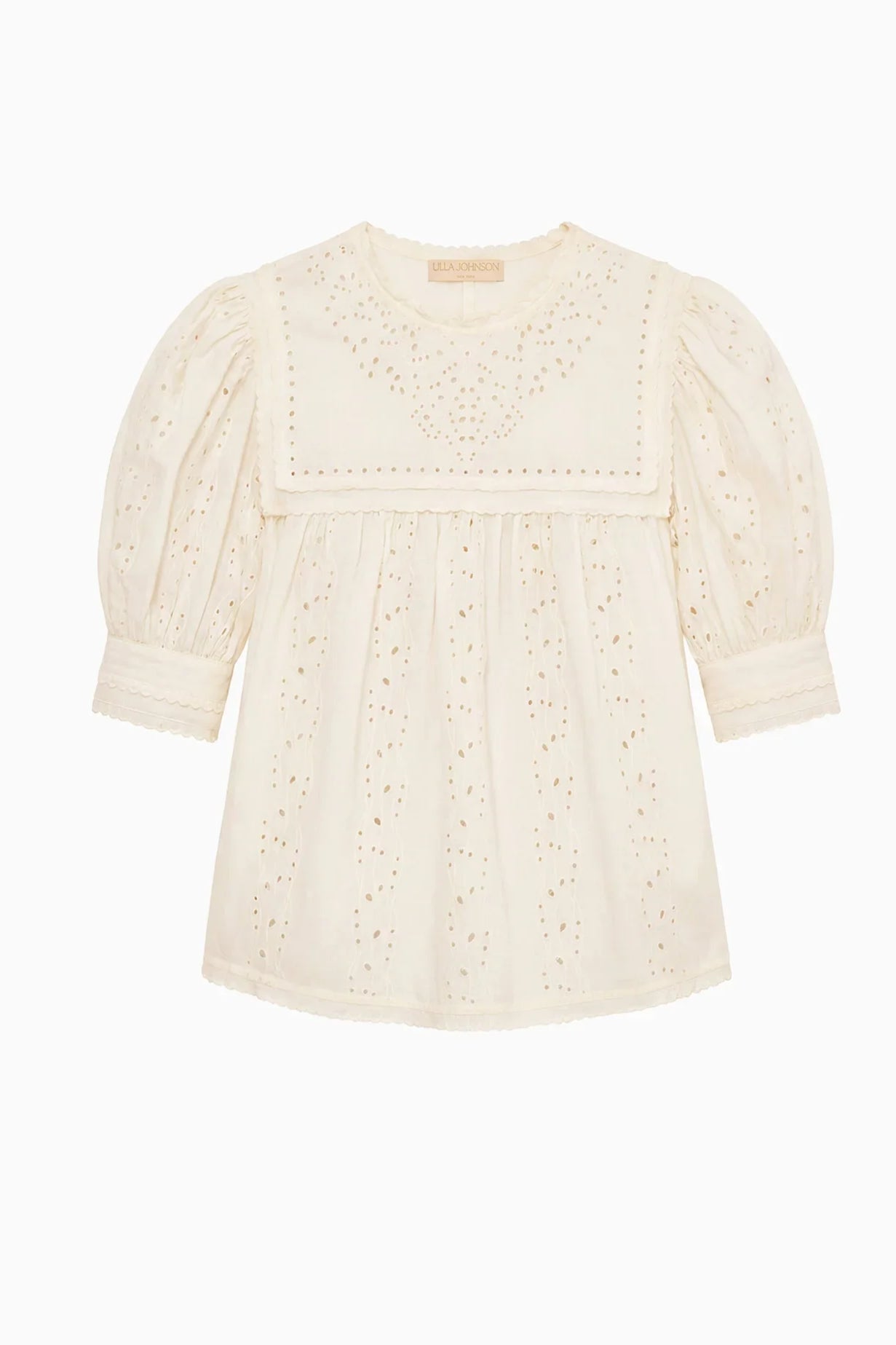 Una SS Cotton Top - Pearled Ivory