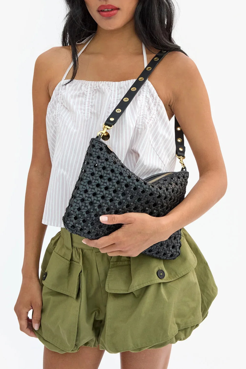 Shoulder Strap w/ Grommets - Black