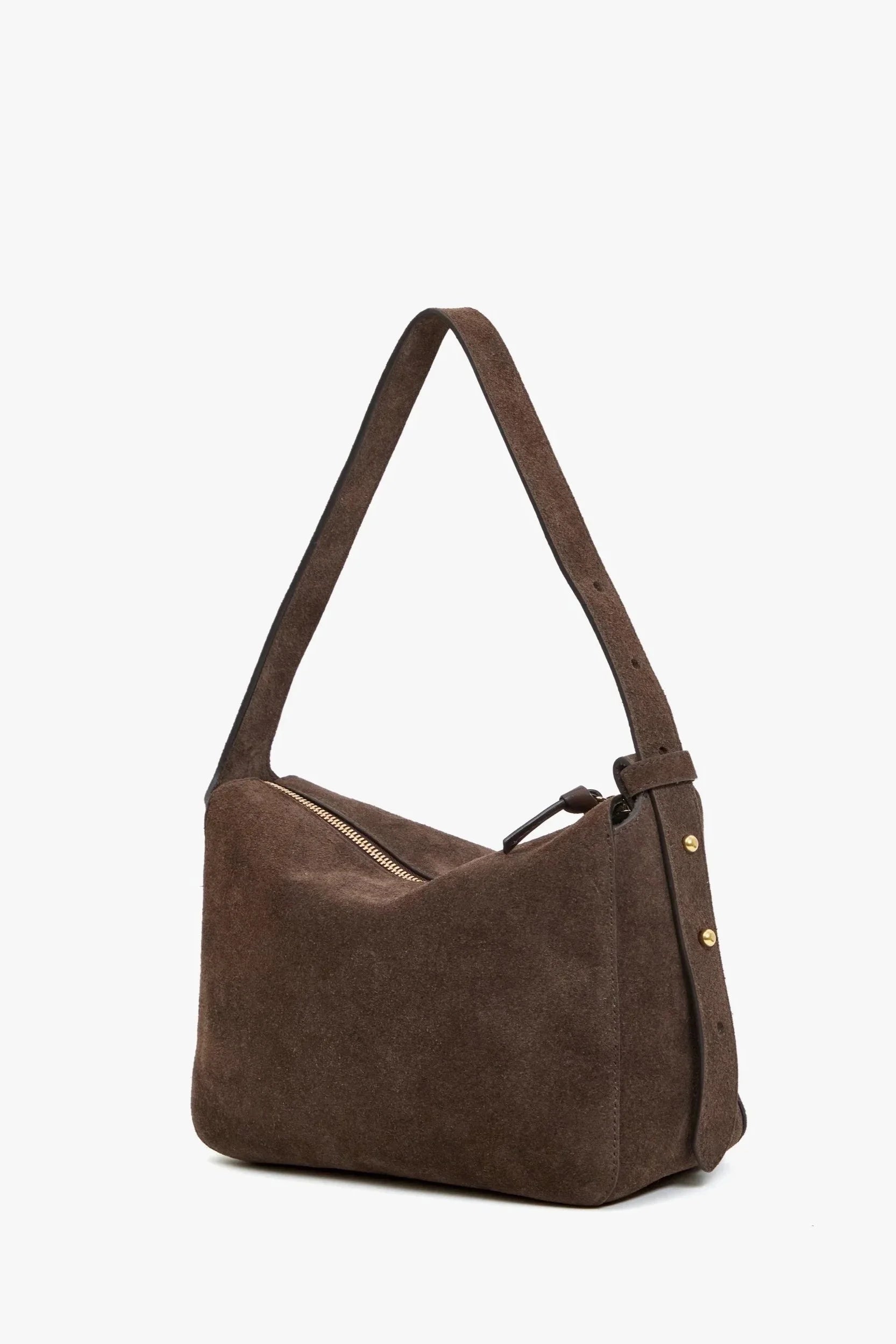 Fleurine Bag - Chocolate Suede