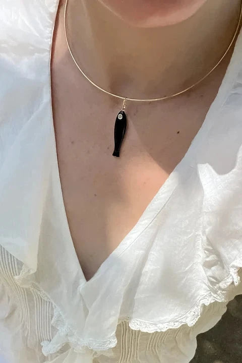 Monet Choker Necklace Gold