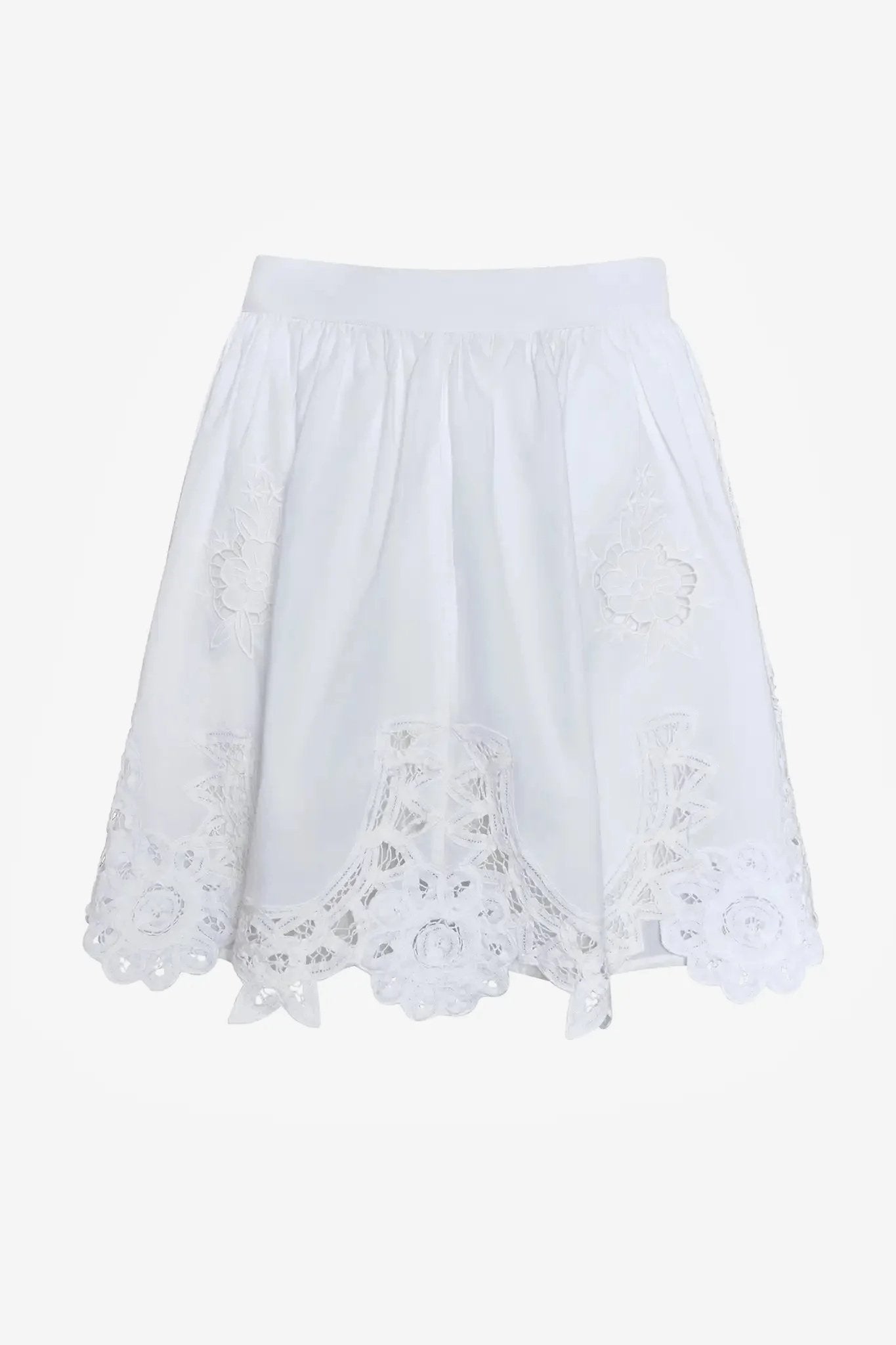 Corinne Mini Skirt - White