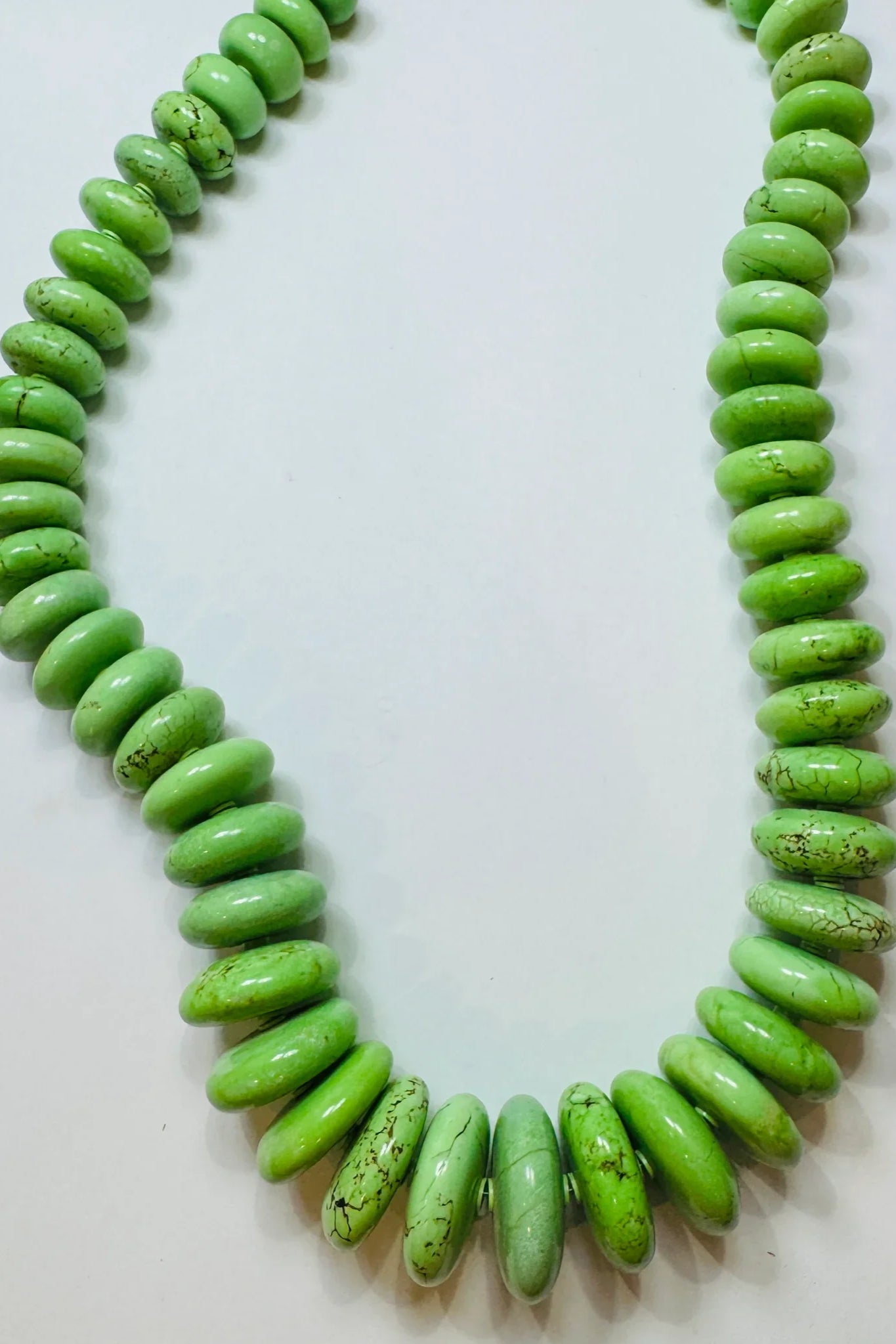 Turquoise Statement Necklace - Mint Green