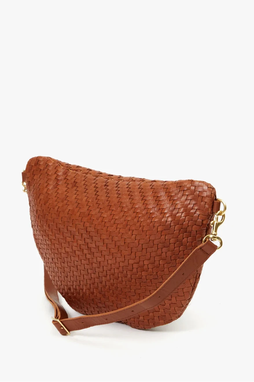 Grande Fanny - Hazelnut Woven Zig-Zag
