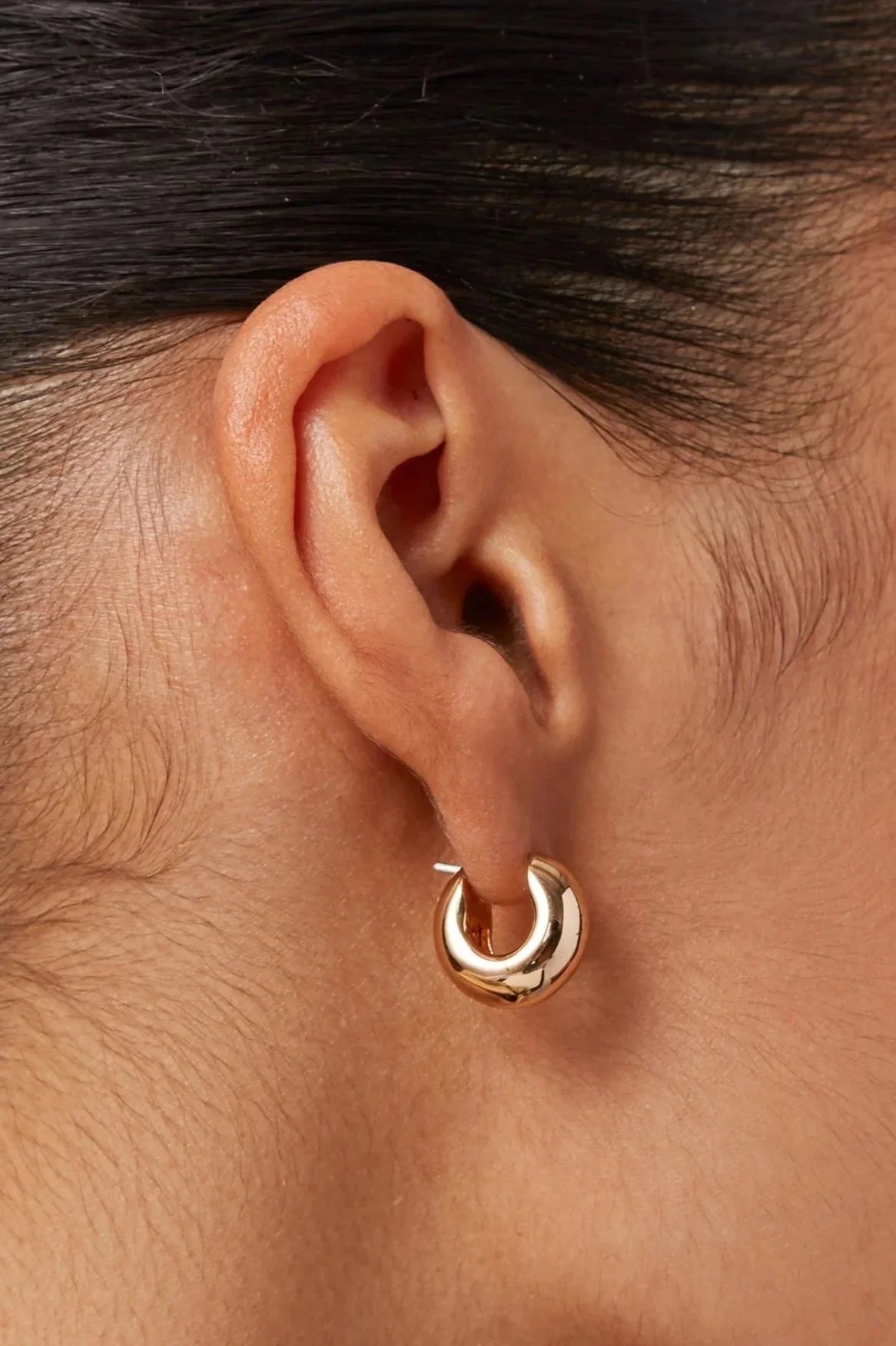 Mini Tome Hoops - Gold