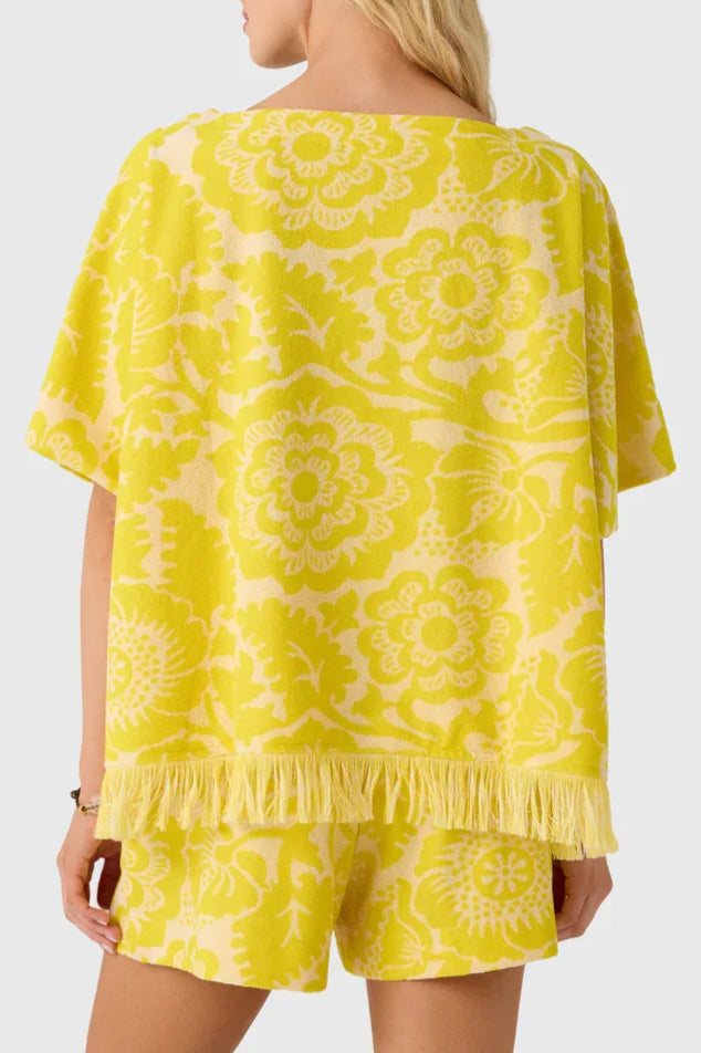 Jorlando Towel Jersey V-Top - Amalfi Lemon