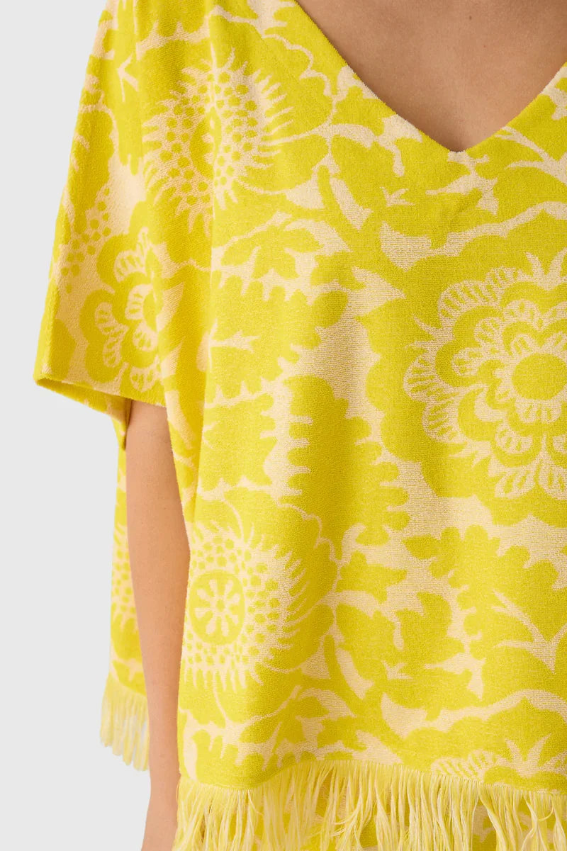 Jorlando Towel Jersey V-Top - Amalfi Lemon